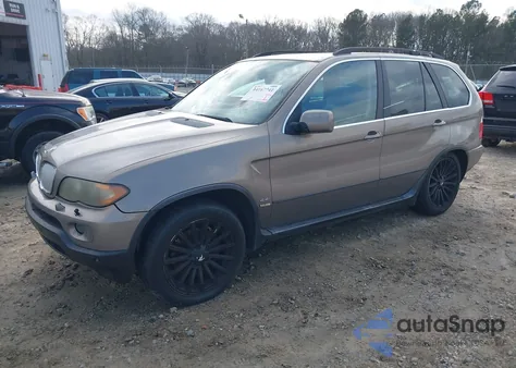 2006 BMW X5 4.4I from USA, damaged, VIN 5UXFB53516LV21047